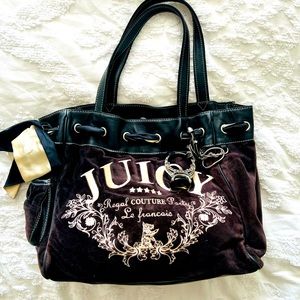 Juicy Couture velvet handbag